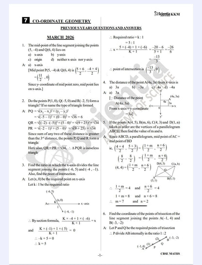 CBSE Class 10 Mathematics – Complete PYQ Master Bundle Previous Years’ Questions & Detailed Solutions  2018–2026