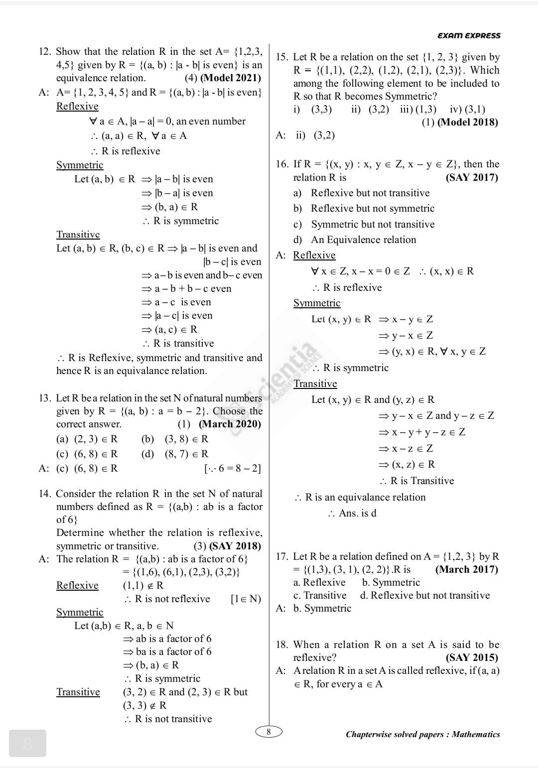 Plus Two PYQ 2010–2026  Previous Year Question Papers with Solutions